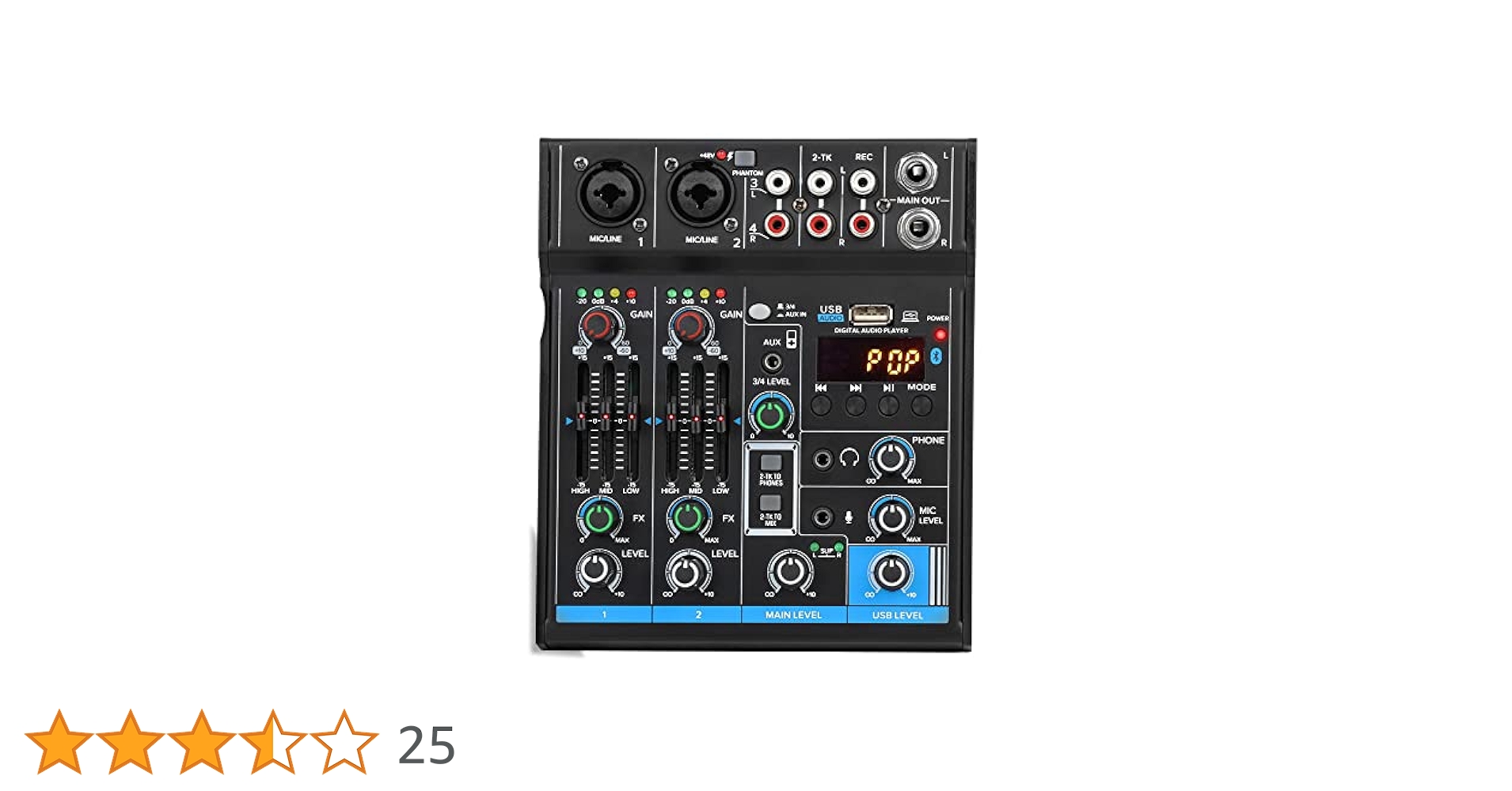美品 Depusheng HT7 Bluetoothポータブルオーディオミキサー 71+gKCYxhAL._UF350,350_QL50_.jpg